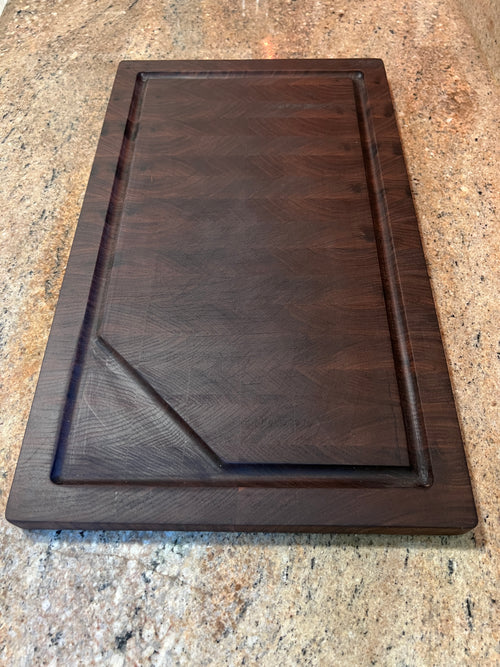 Handmade End Grain Walnut Cutting Board