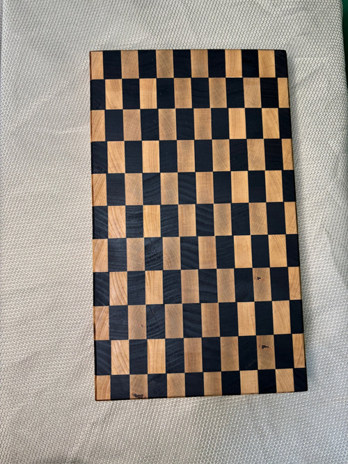 Handmade End Grain Checkered Cutting Board