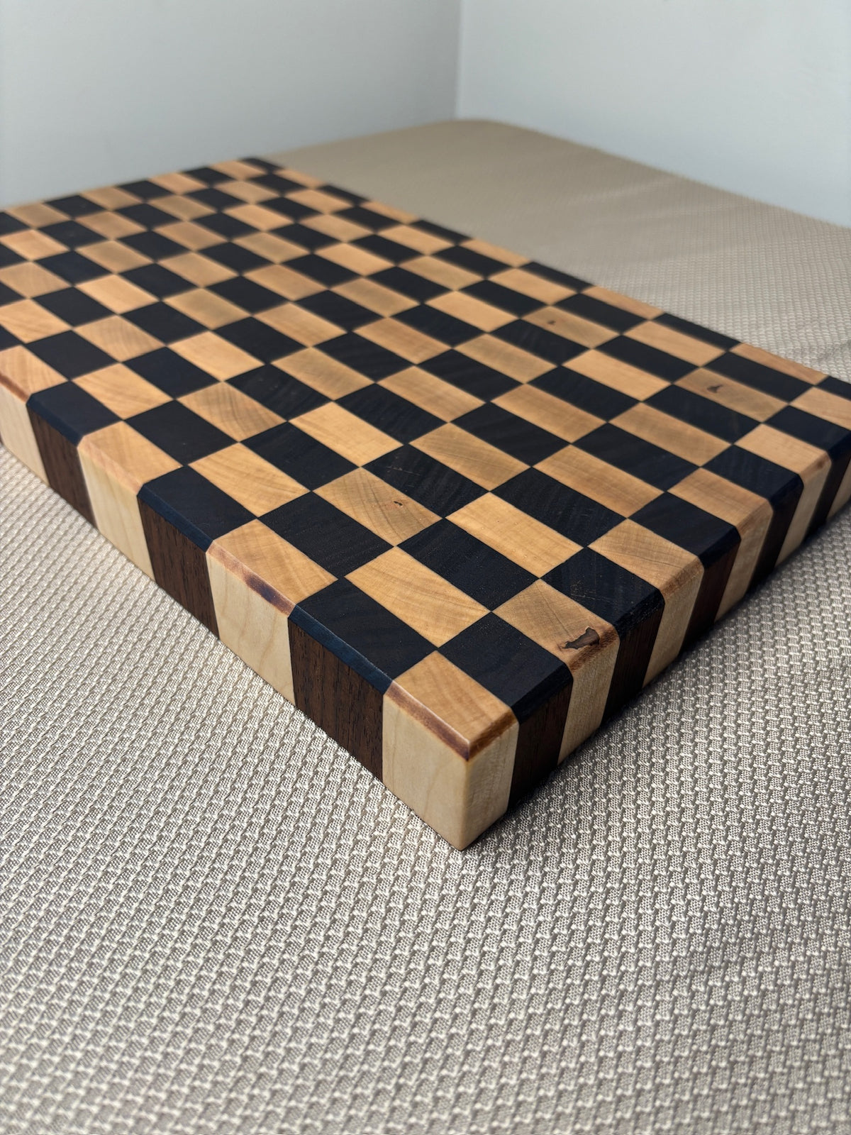 Handmade End Grain Checkered Cutting Board