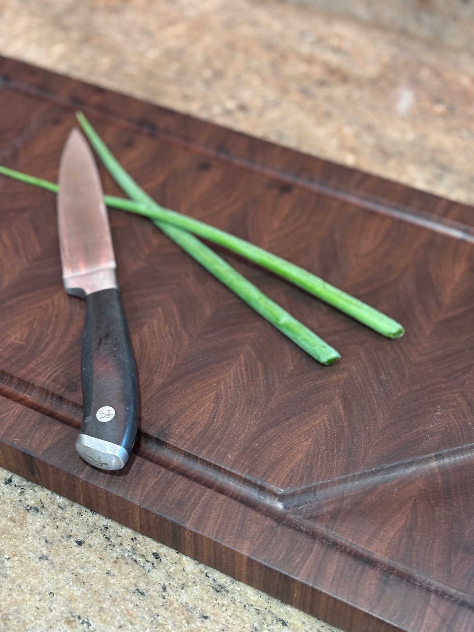 Handmade End Grain Walnut Cutting Board