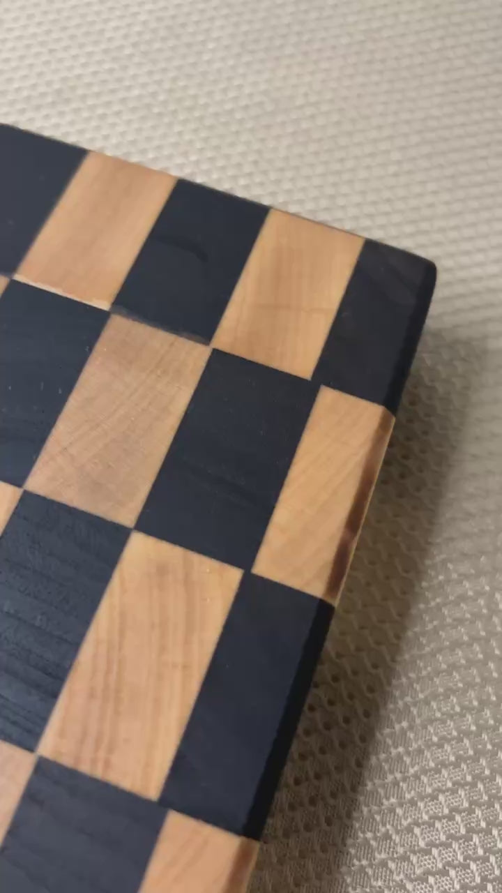 Handmade End Grain Checkered Cutting Board
